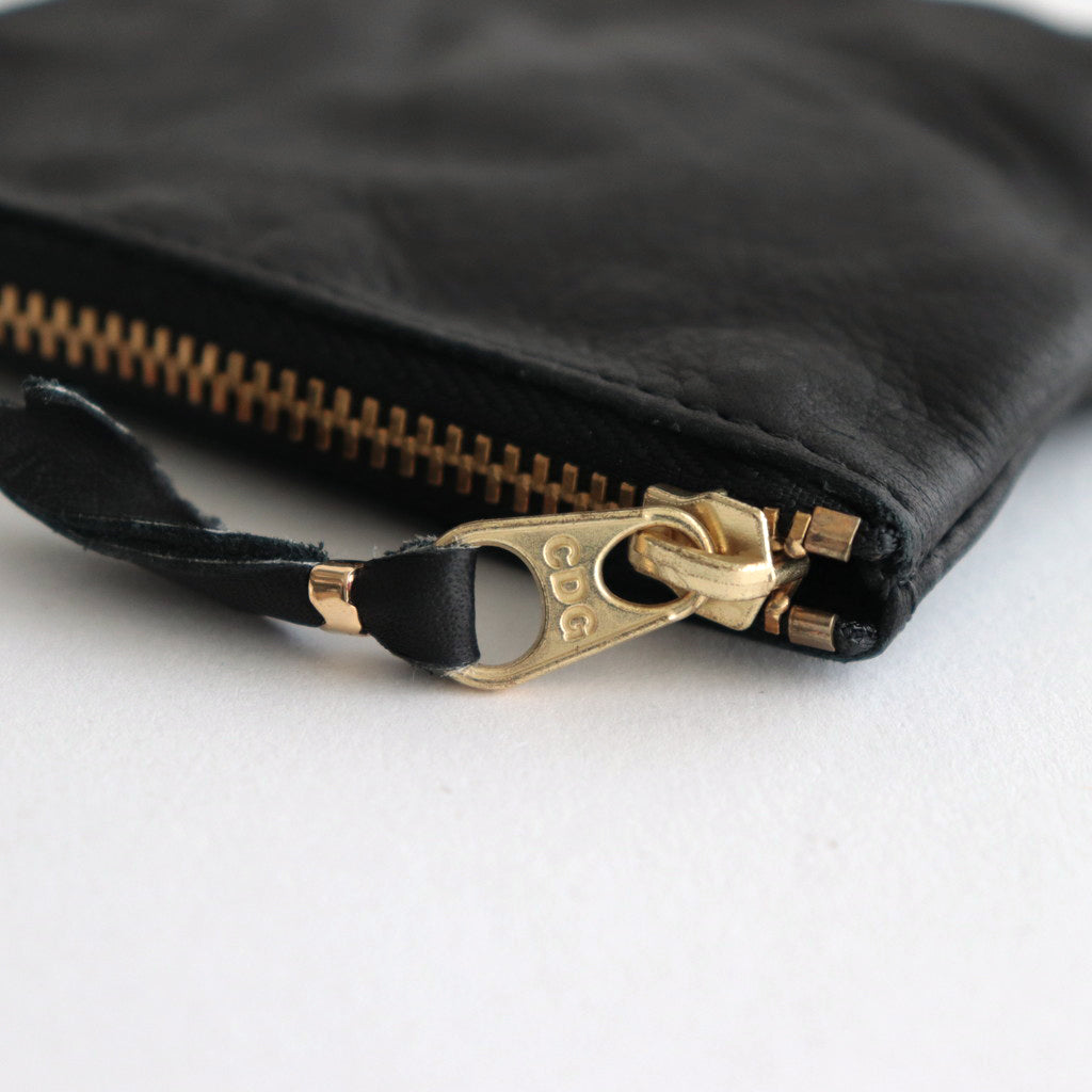 L字型ZIP財布 - WASHED #BLACK [8Z-Y031-051]