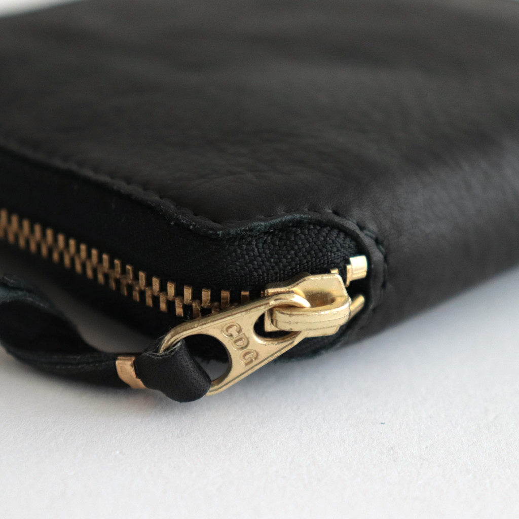 二つ折りZIP財布 - WASHED #BLACK [8Z-Y021-051]