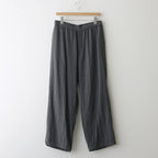 Linen Cupro Track Pants #GRAY [GM241-40237]