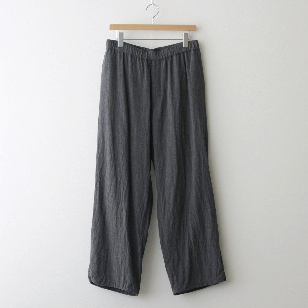 Linen Cupro Track Pants #GRAY [GM241-40237]