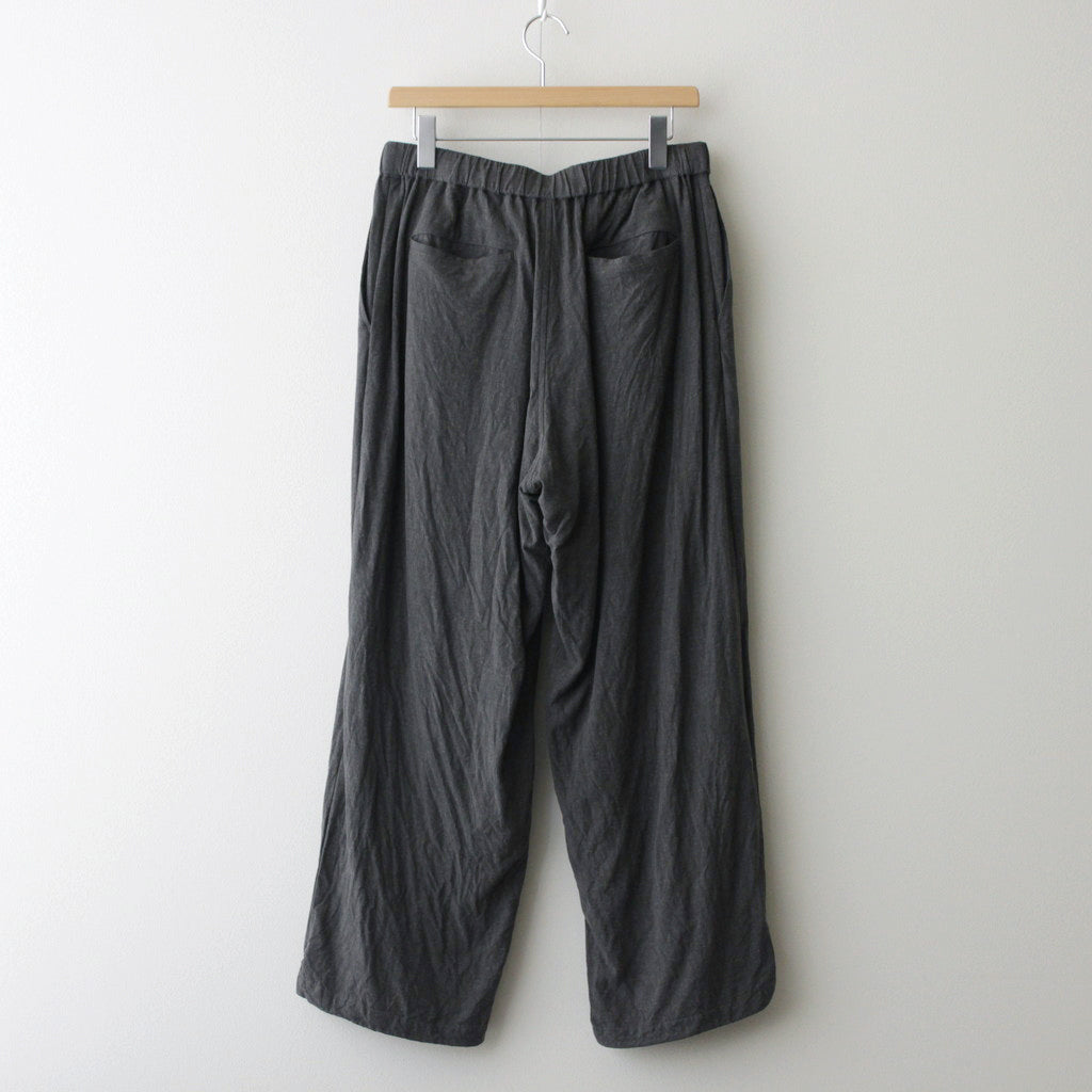 Linen Cupro Track Pants #GRAY [GM241-40237]