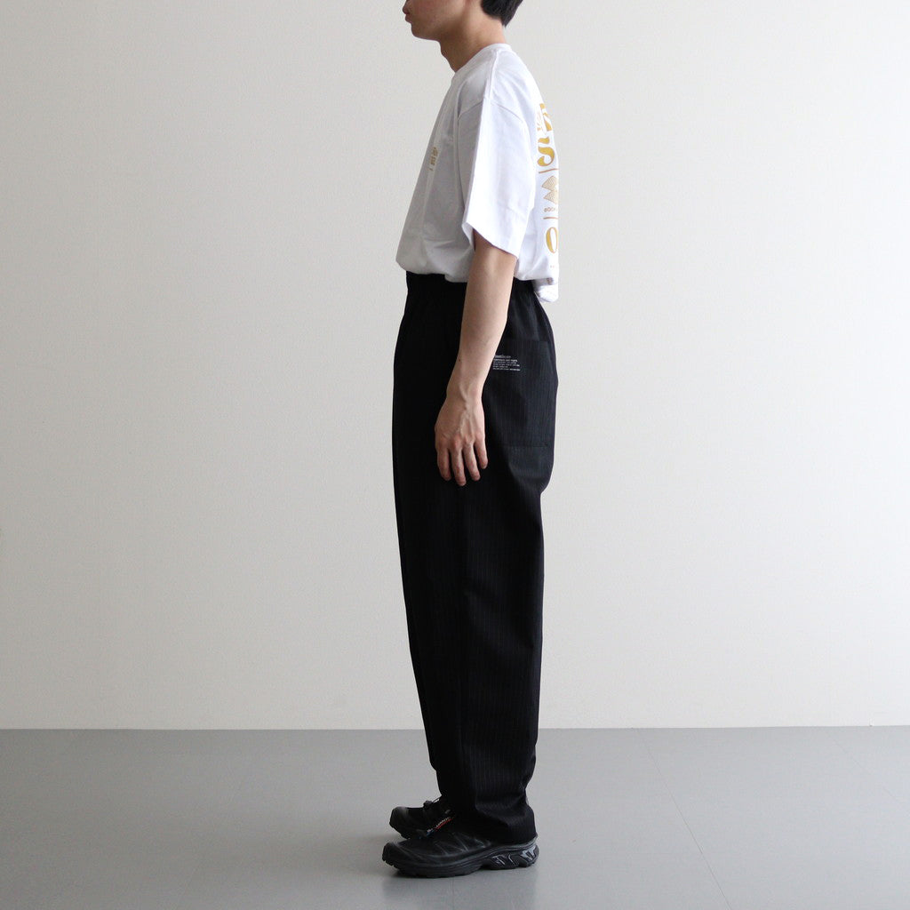 CORPORATE EASY PANTS #BLACK STRIPE [FSC241-40083B]