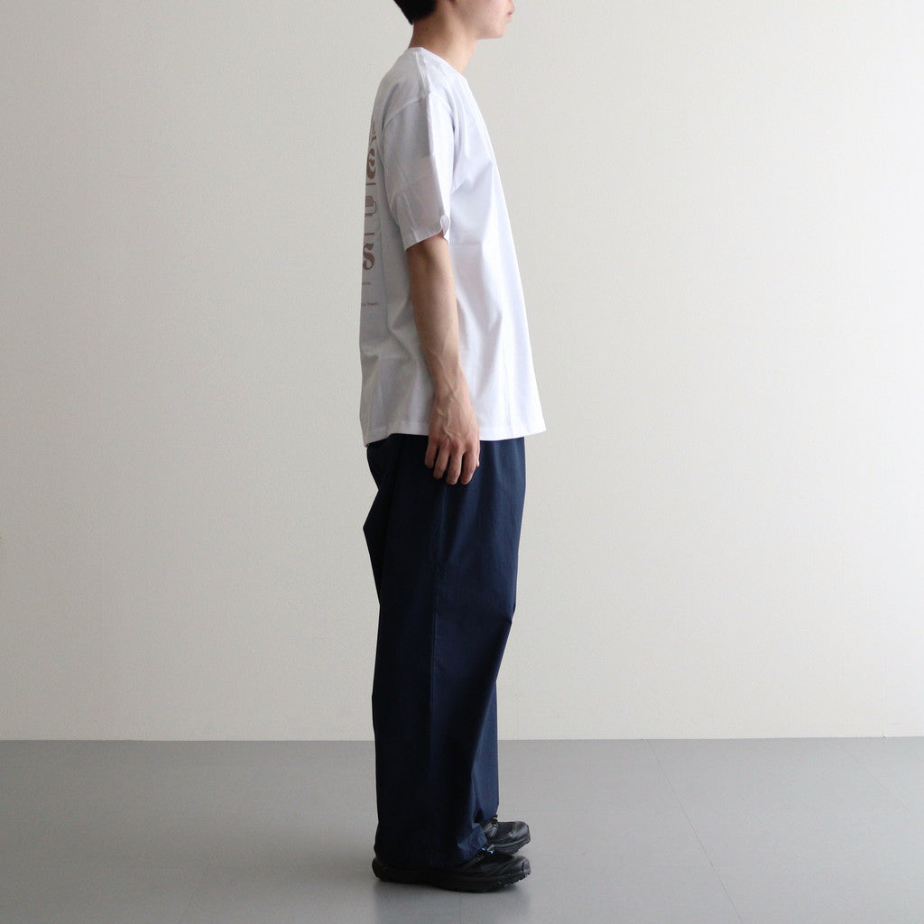 CORPORATE PRINTED S/S TEE - ON LINES #GREIGE [FSC241-70123]