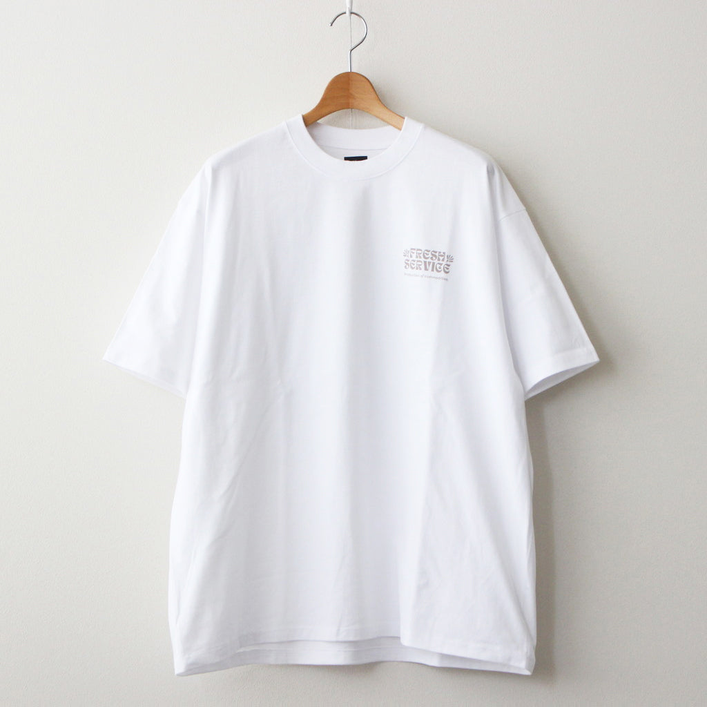 CORPORATE PRINTED S/S TEE - ON LINES #GREIGE [FSC241-70123]