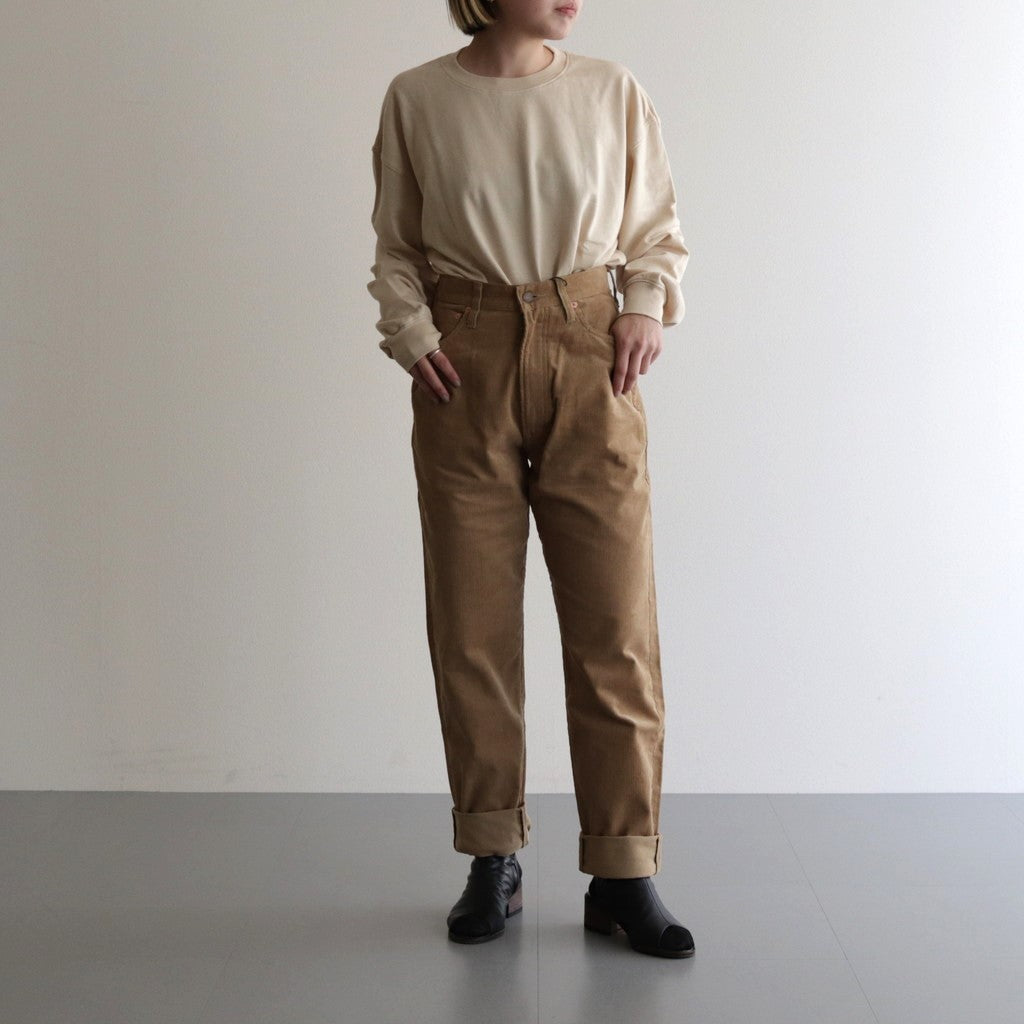 LUCY CORDUROY PANTS #BEIGE [L2002-PT003]