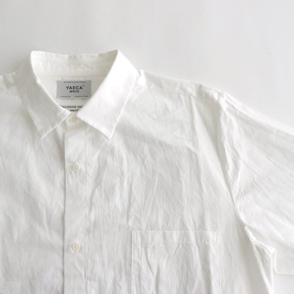 BUTTON SHIRT #white [43151]