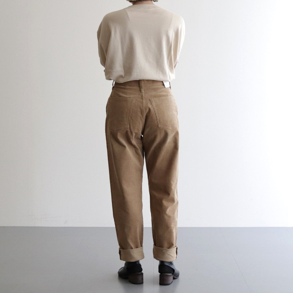 LUCY CORDUROY PANTS #BEIGE [L2002-PT003]