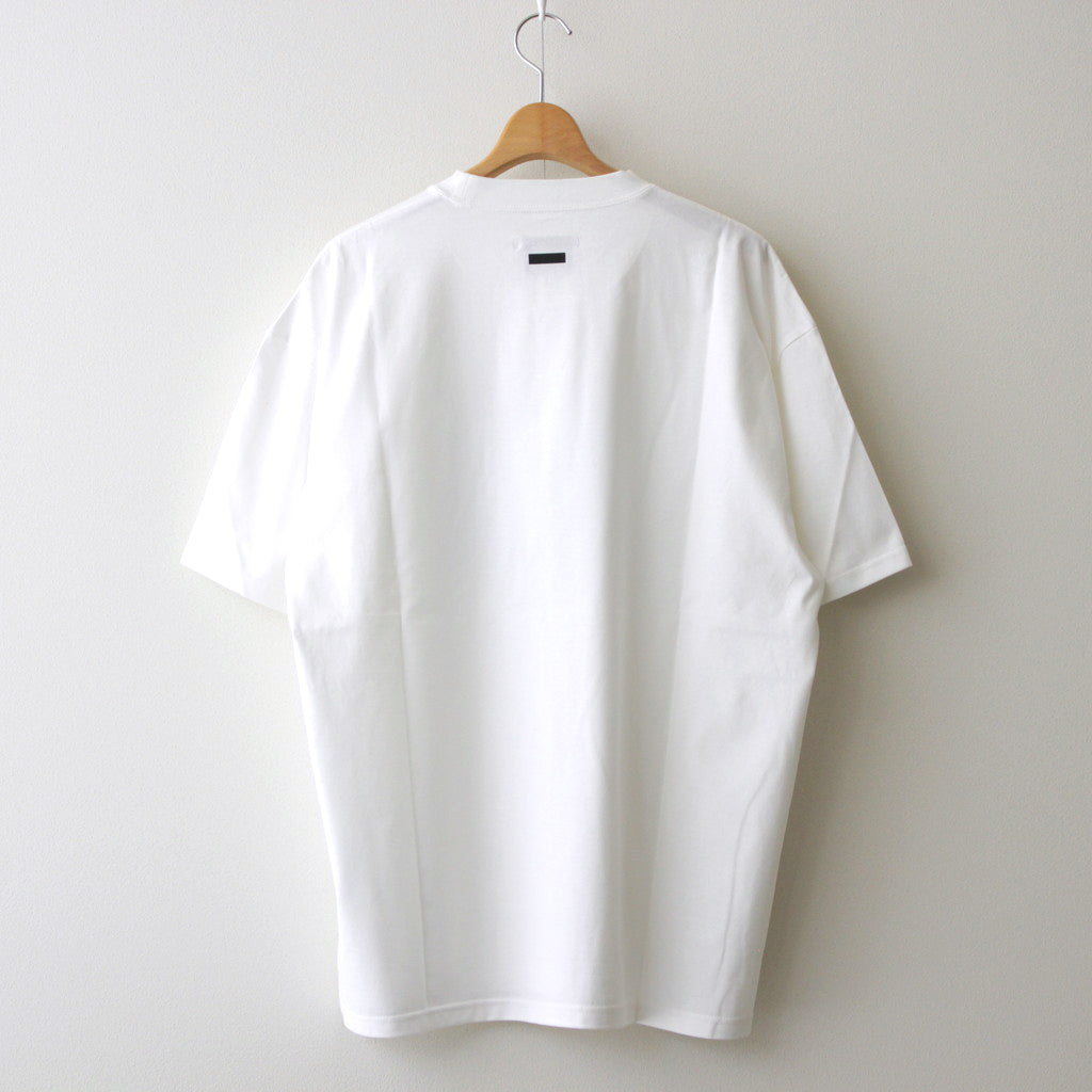 PRINT TEE (MERCERISED COTTON) - MULTIPLICATION - #WHITE [ST.877]