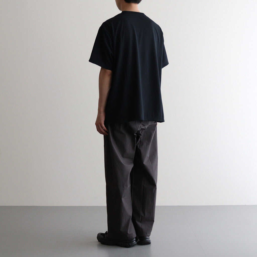 DRY JERSEY S/S CREW NECK TEE #BLACK [FSC241-70136B]