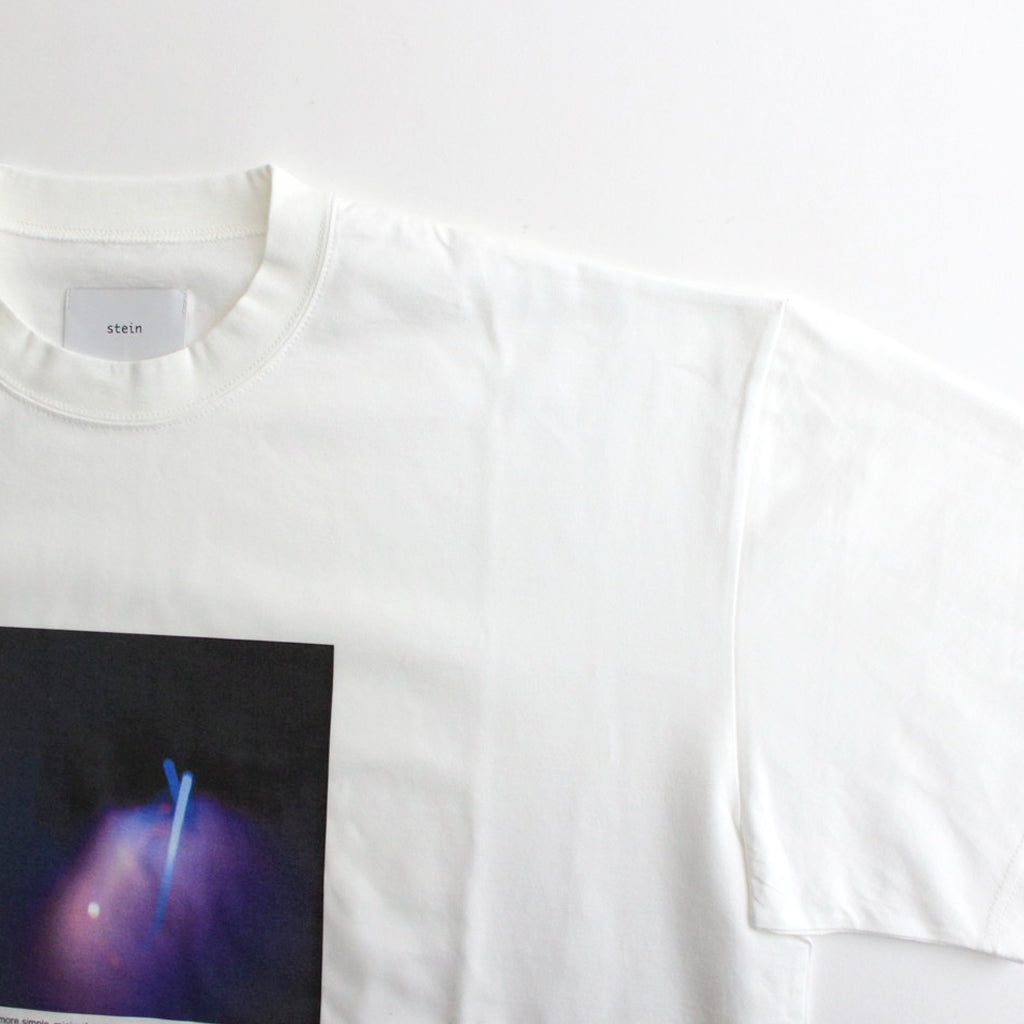 PRINT TEE (MERCERISED COTTON) - MULTIPLICATION - #WHITE [ST.877]