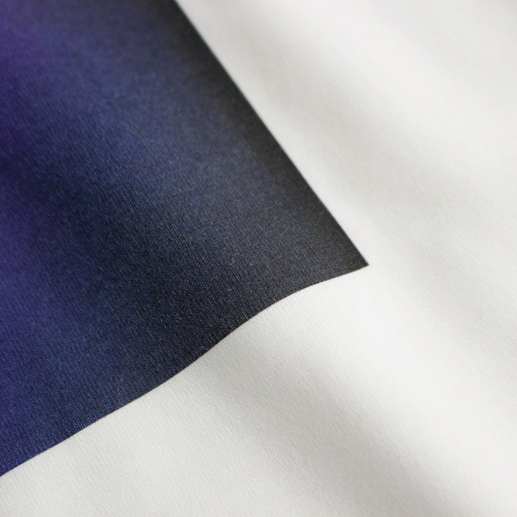 PRINT TEE (MERCERISED COTTON) - MULTIPLICATION - #WHITE [ST.877]