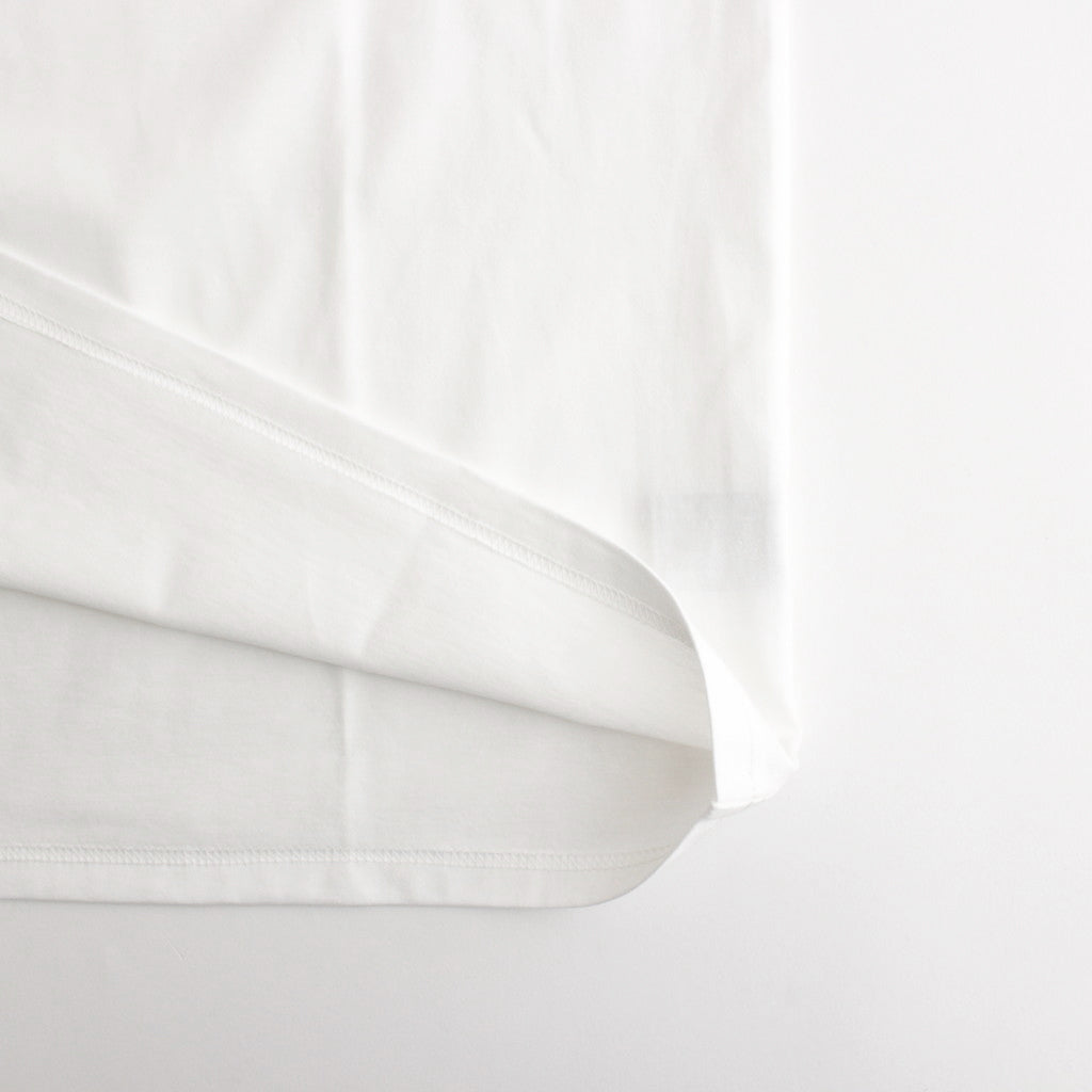 PRINT TEE (MERCERISED COTTON) - MULTIPLICATION - #WHITE [ST.877]