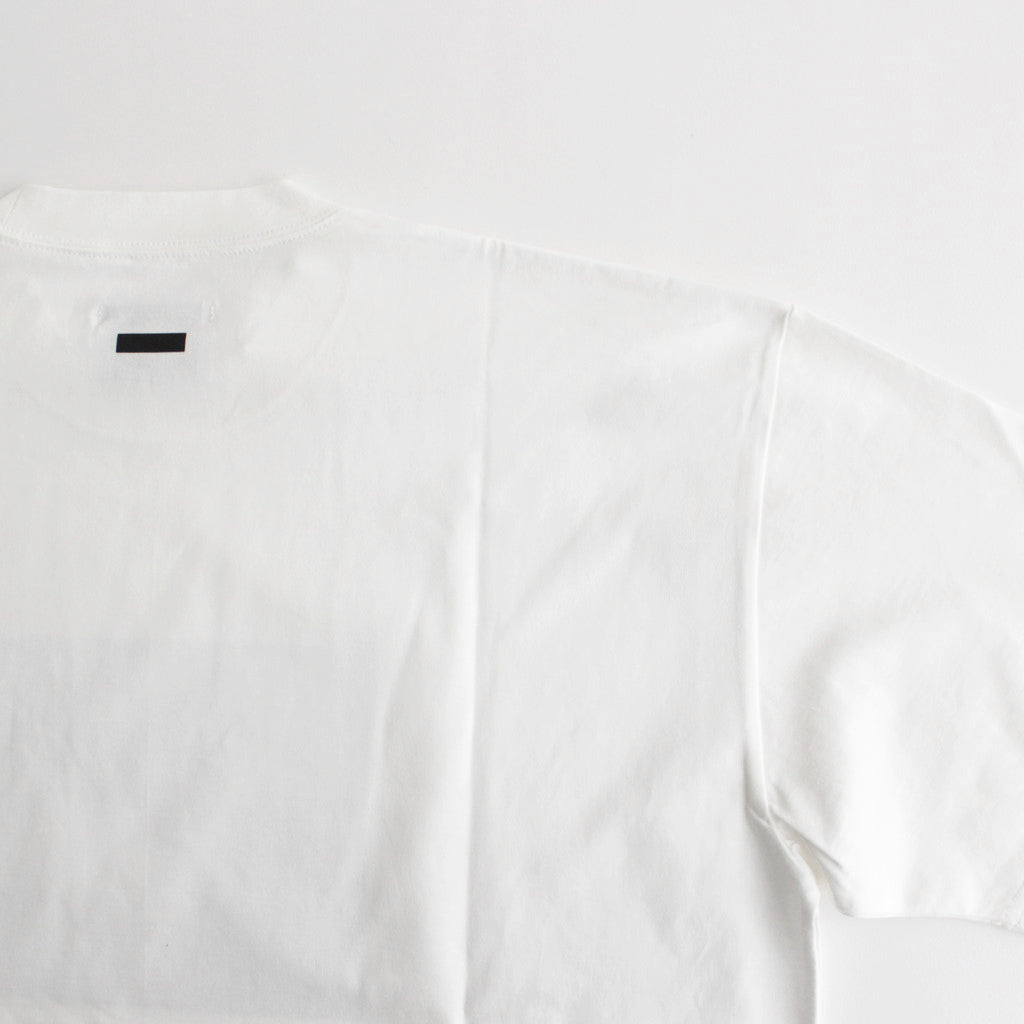 PRINT TEE (MERCERISED COTTON) - MULTIPLICATION - #WHITE [ST.877]