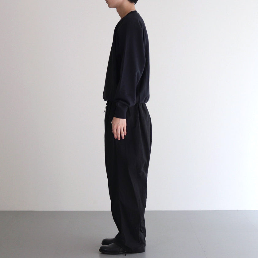 HAND DYED NYLON OVER PANTS #BLACK [PRAGCW0204]