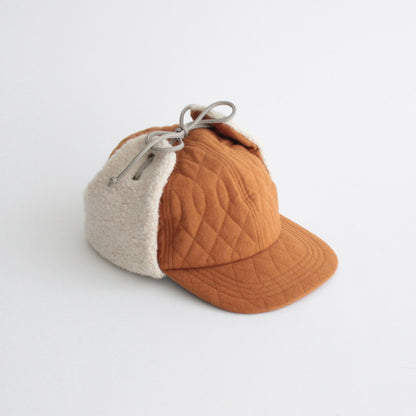 Rosette Flap Cap #Orange [N-1334]