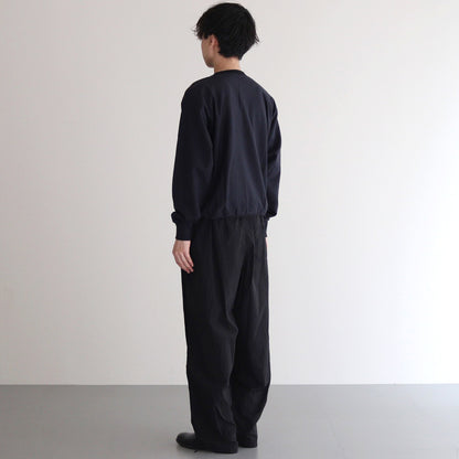 HAND DYED NYLON OVER PANTS #BLACK [PRAGCW0204]