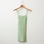 ORGANIC SOFT RIB CAMISOLE #LIGHT GREEN [A24SC05OT]