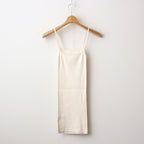 ORGANIC SOFT RIB CAMISOLE #IVORY [A24SC05OT]