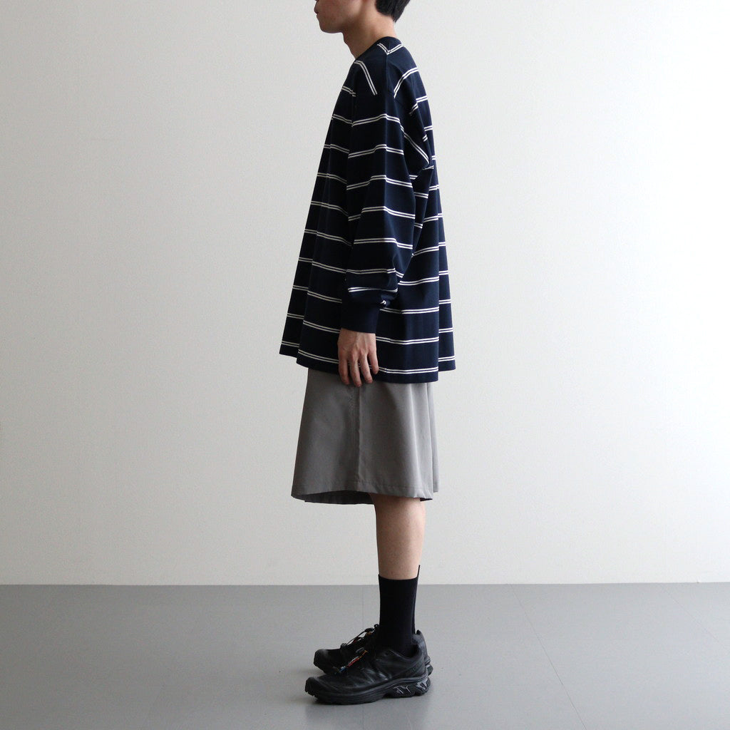 MULTI BORDER L/S TEE #NAVY [FSC241-70102] - ciacura 三重県四日市市