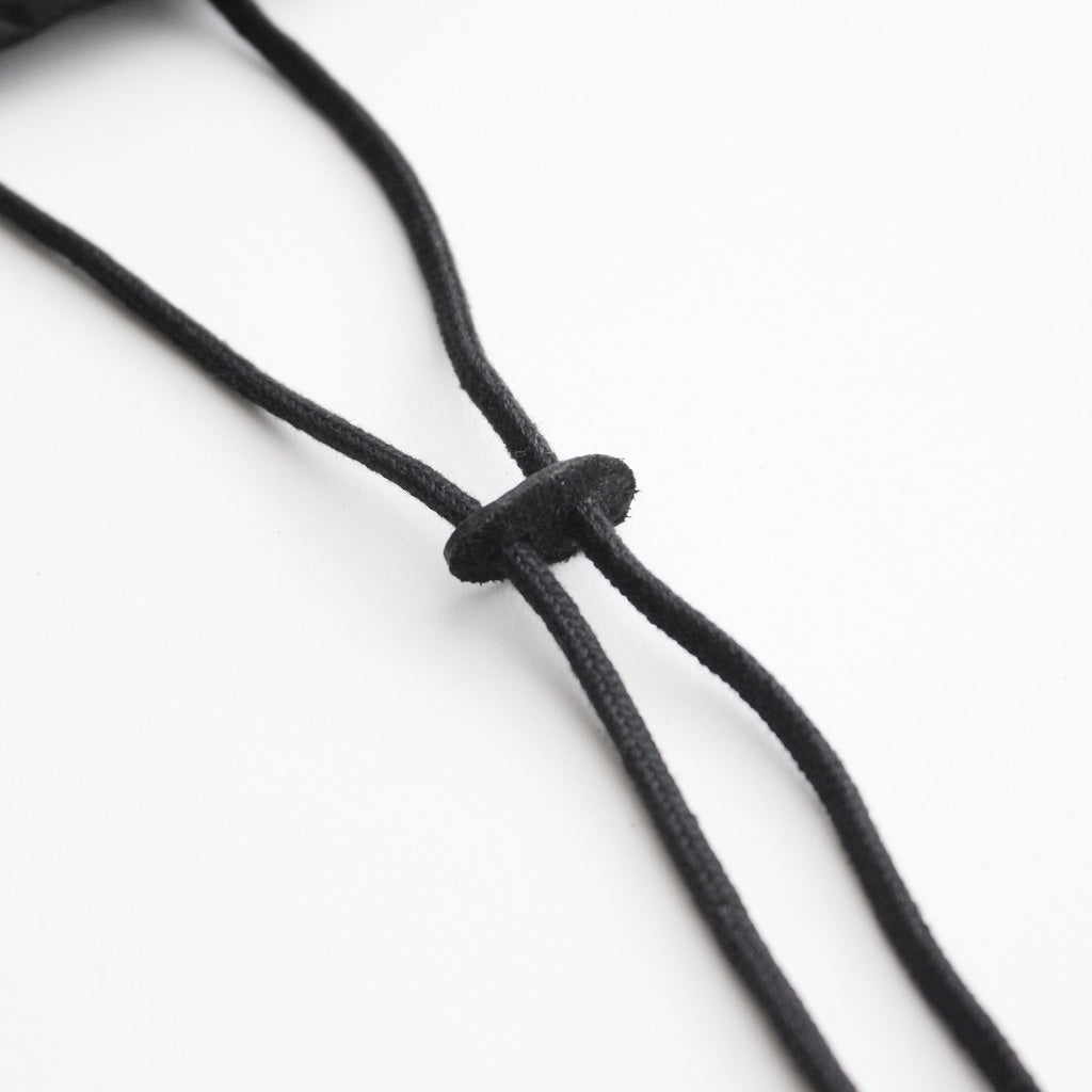 NYLON RIPSTOP FLAT HAT (あご紐付き） #BLACK [NO.25028]