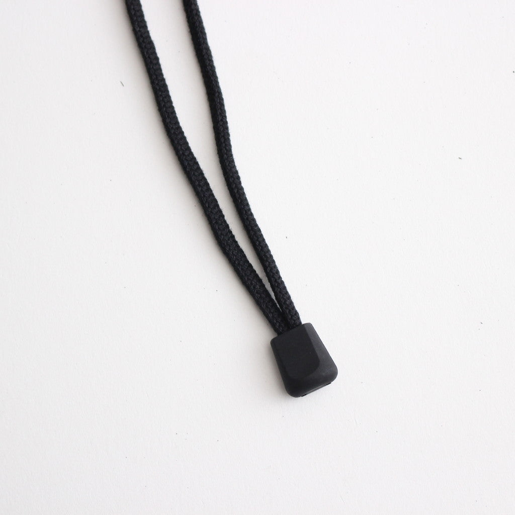 NYLON RIPSTOP FLAT HAT (あご紐付き） #BLACK [NO.25028]