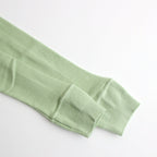 ORGANIC SOFT RIB HENLEY NECK L/S TEE #LIGHT GREEN [A24SP03OT]