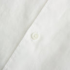 Linen L/S Oversized Regular Collar Shirt #WHITE [GM241-50273B]