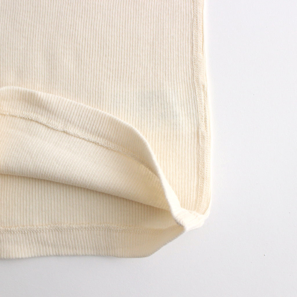 ORGANIC SOFT RIB CAMISOLE #IVORY [A24SC05OT]