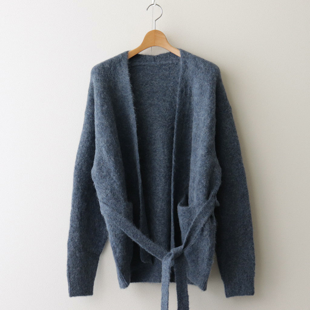 Suri Alpaca Short Gown #Blue [2303-016]