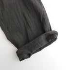 Linen Cupro Track Pants #GRAY [GM241-40237]