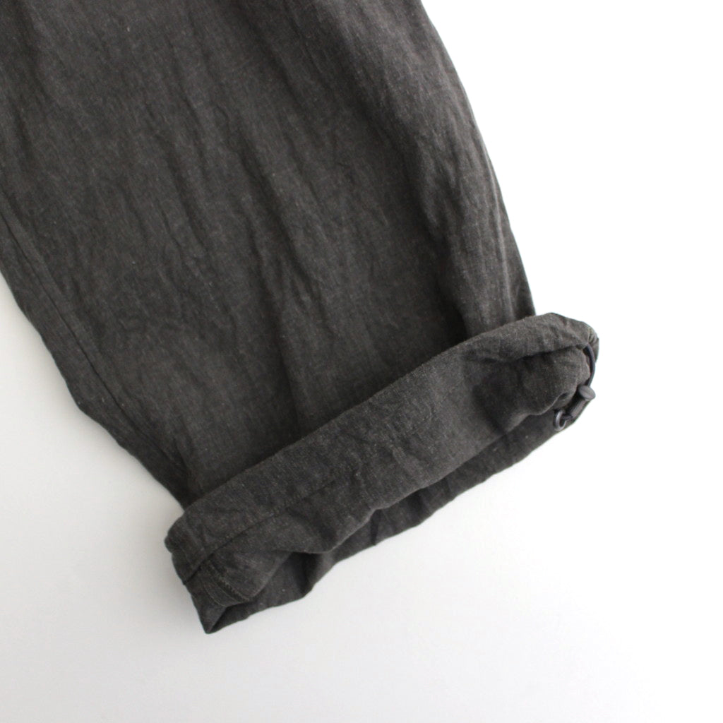 Linen Cupro Track Pants #GRAY [GM241-40237]