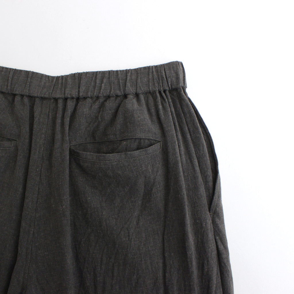 Linen Cupro Track Pants #GRAY [GM241-40237]