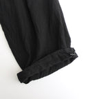 Linen Cupro Track Pants #BLACK [GM241-40237]