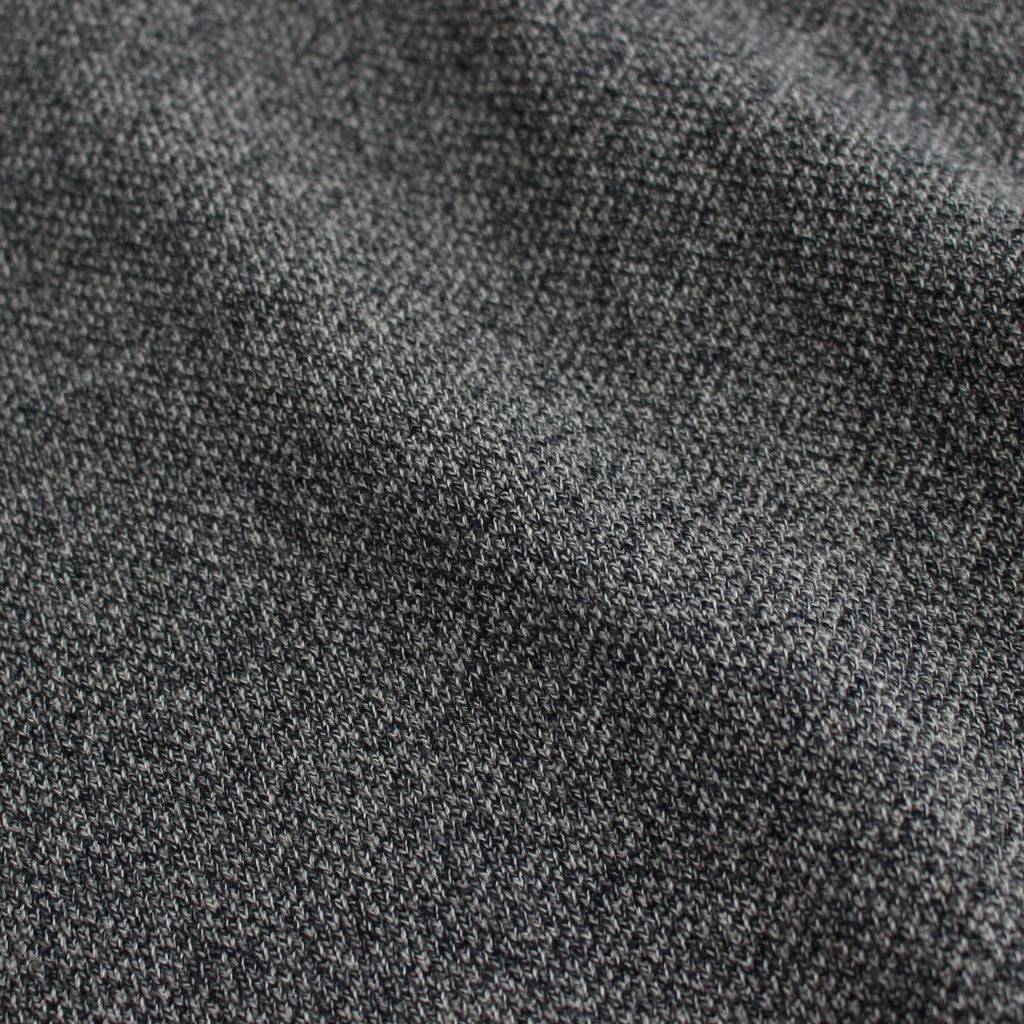 Light Moss Stitch Polo #D.Gray [2401-005]