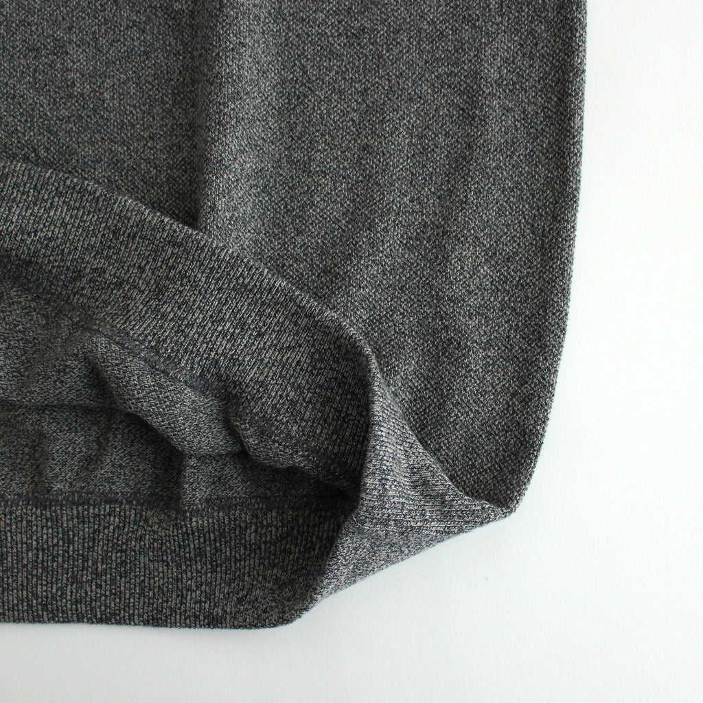 Light Moss Stitch Polo #D.Gray [2401-005]