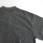 Light Moss Stitch Polo #D.Gray [2401-005]