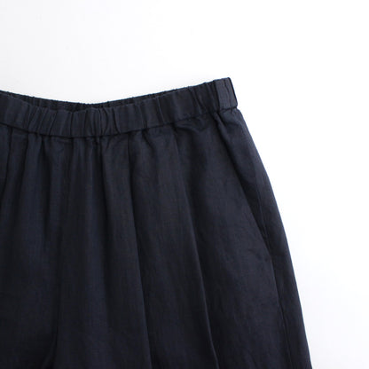 Linen Easy Wide Pants #NAVY [GL241-40278B]