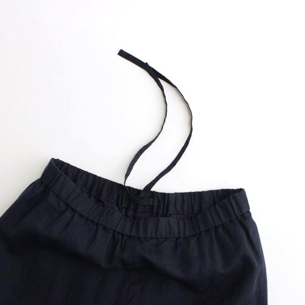 Linen Easy Wide Pants #NAVY [GL241-40278B]