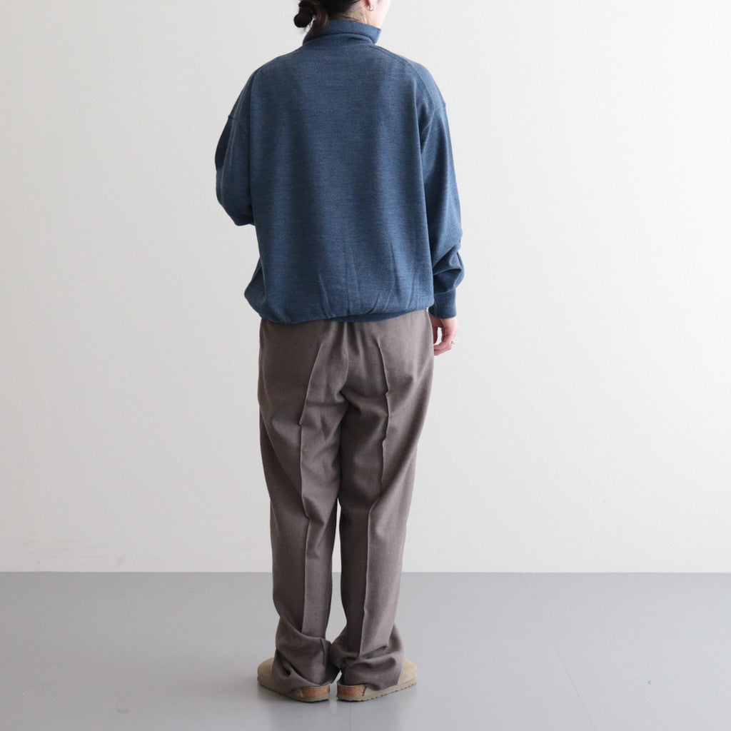 Turtle Neck L/S #Blue [2303-007W]