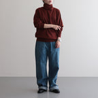 Turtle Neck L/S #Brown [2303-007W]