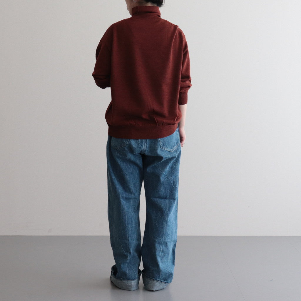 Turtle Neck L/S #Brown [2303-007W]