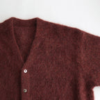 Mohair V/N Cardigan #Brick [2303-015]