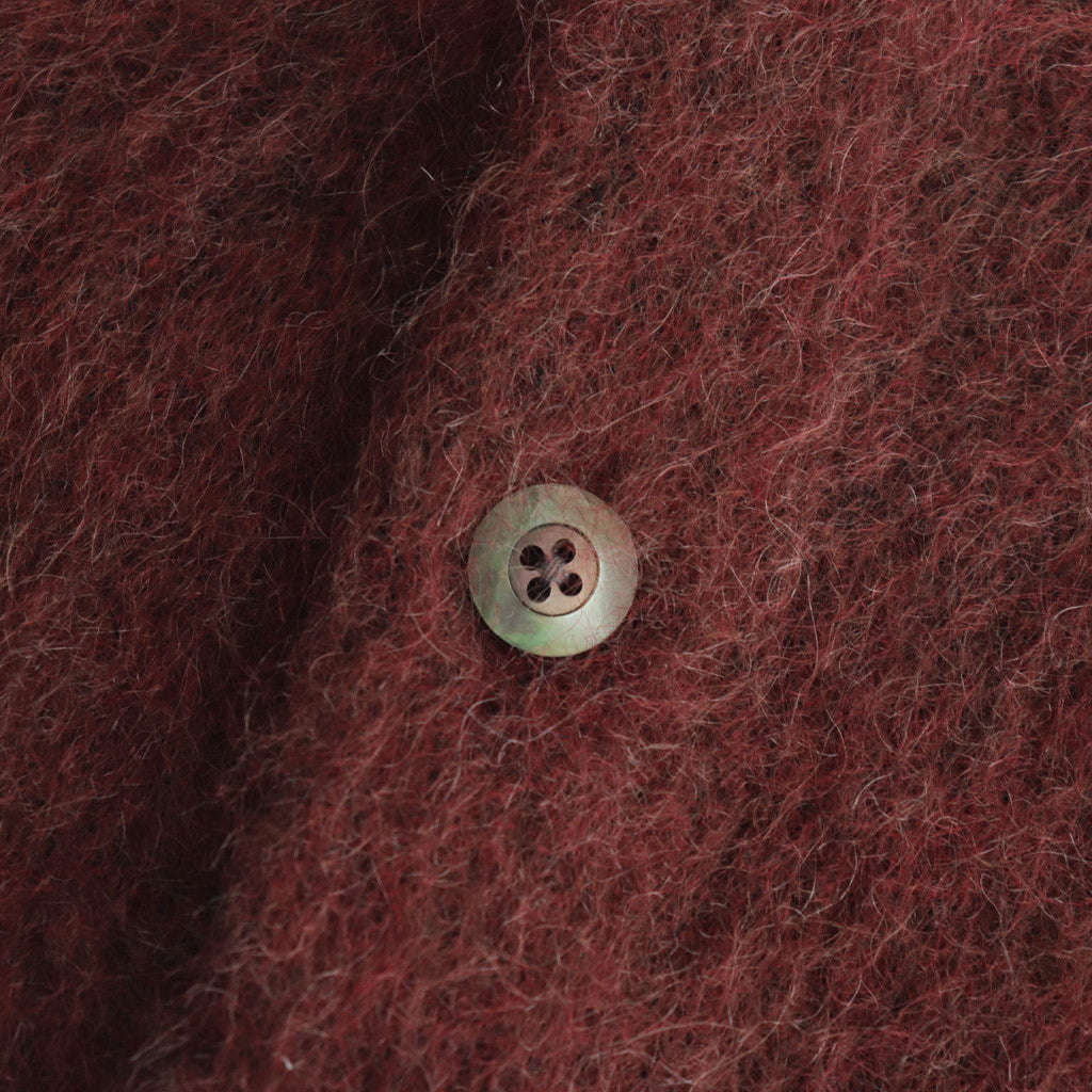 Mohair V/N Cardigan #Brick [2303-015]