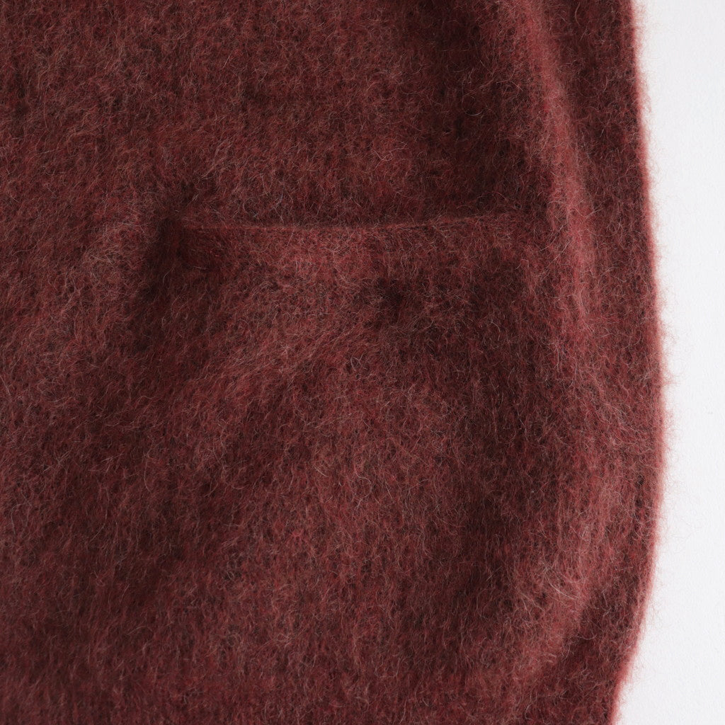 Mohair V/N Cardigan #Brick [2303-015] – ciacura