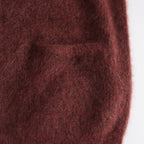 Mohair V/N Cardigan #Brick [2303-015]