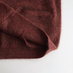 Mohair V/N Cardigan #Brick [2303-015]