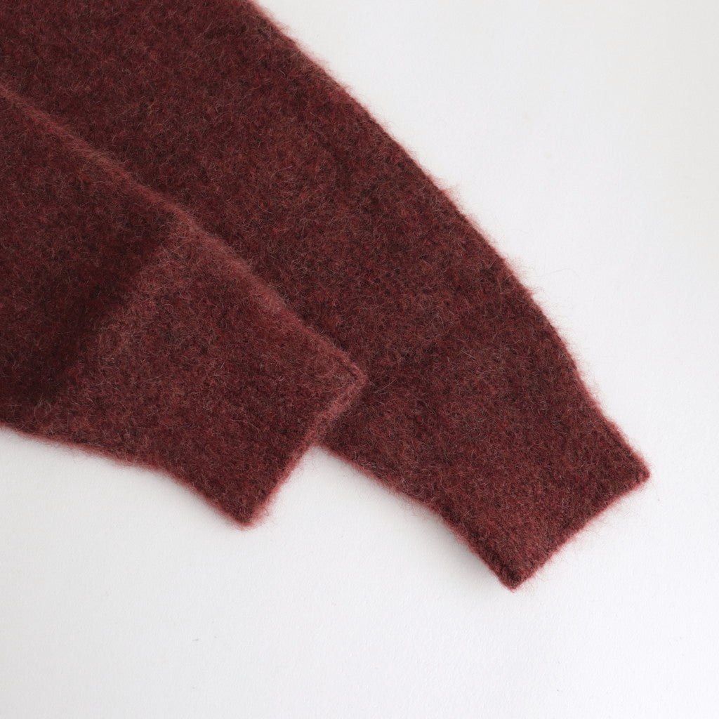 Mohair V/N Cardigan #Brick [2303-015] – ciacura