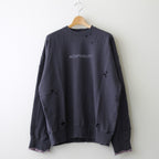 OVERSIZED REBUILD SWEAT LS #BLUE GREY [ST.984]