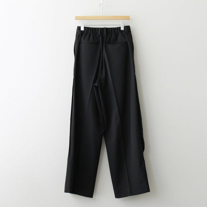 SIDE SLIT WIDE TROUSERS #BLACK [ST.960]