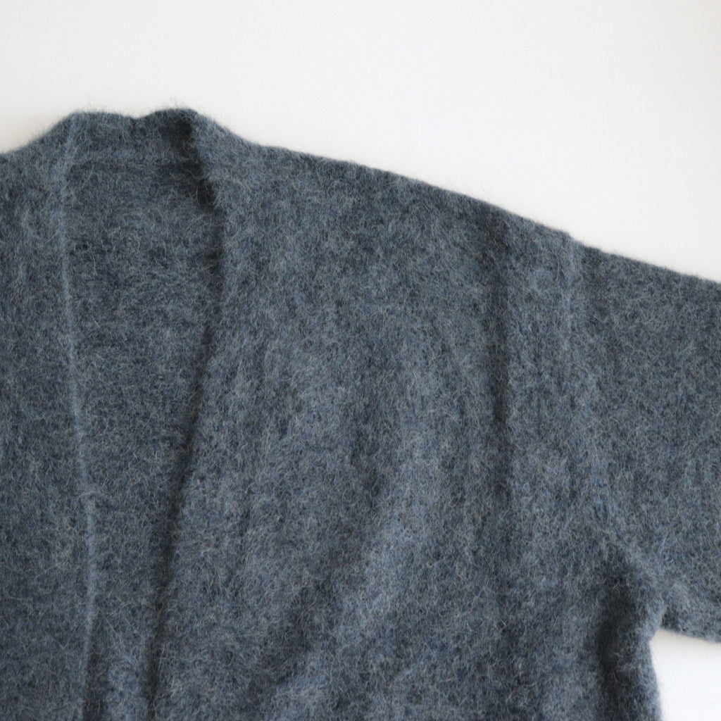 Suri Alpaca Short Gown #Blue [2303-016]